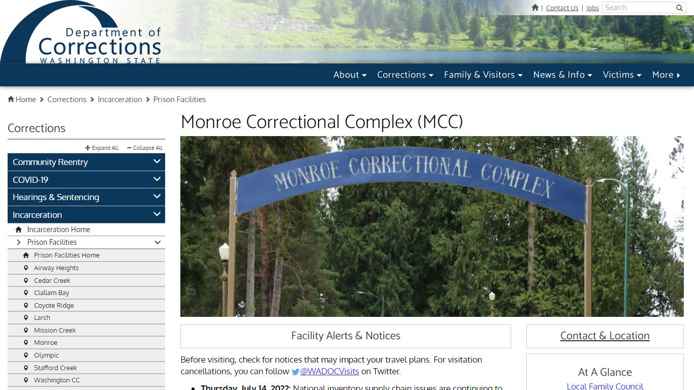 Monroe Correctional Complex (MCC)